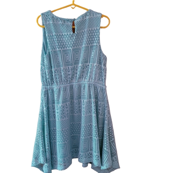 Xhilaration Girls Dress M (7/8) Sleeveless Seafoam Green Knit Lined - Picture 2 of 6